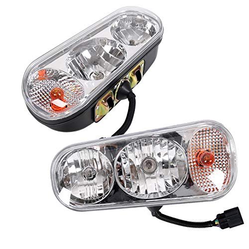 KUAFU Universal Halogen Snow Plow Lights Compatible with Boss Western Blizzard Meyer Snow Way Curtis Snow Dog Replace for